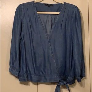 Denim blouse